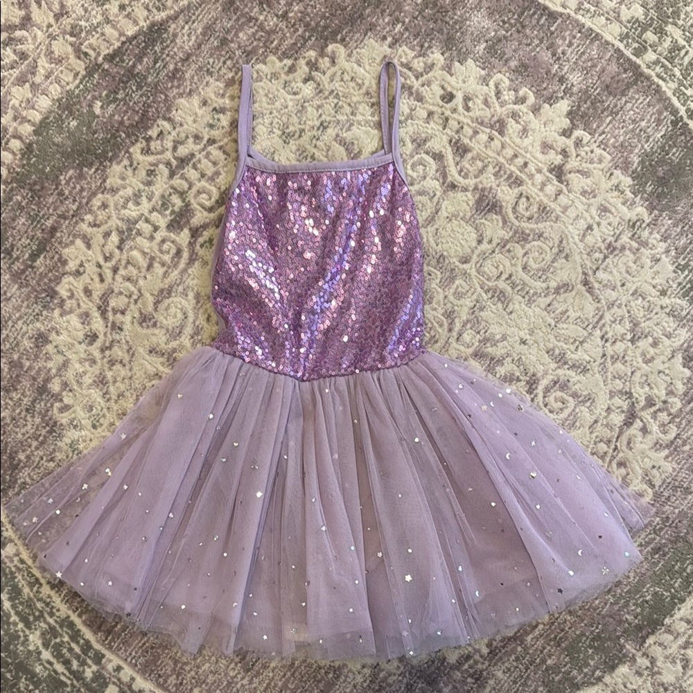 Sparkling Purple Kids Costume Dress